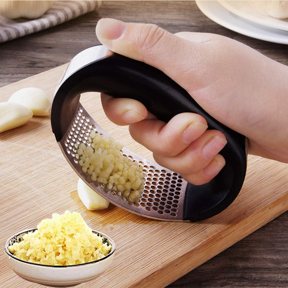 Stainless Steel Garlic Masher - Kitchen & Cozy