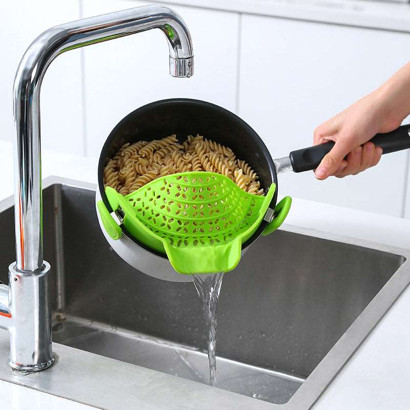 Kitchen Silicone Pot Side Drain Stopper - Kitchen & Cozy