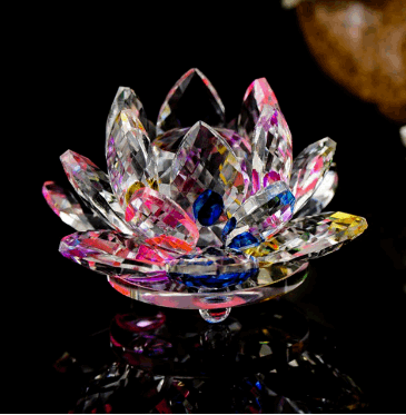 Crystal Lotus Flower Crafts - Kitchen & Cozy