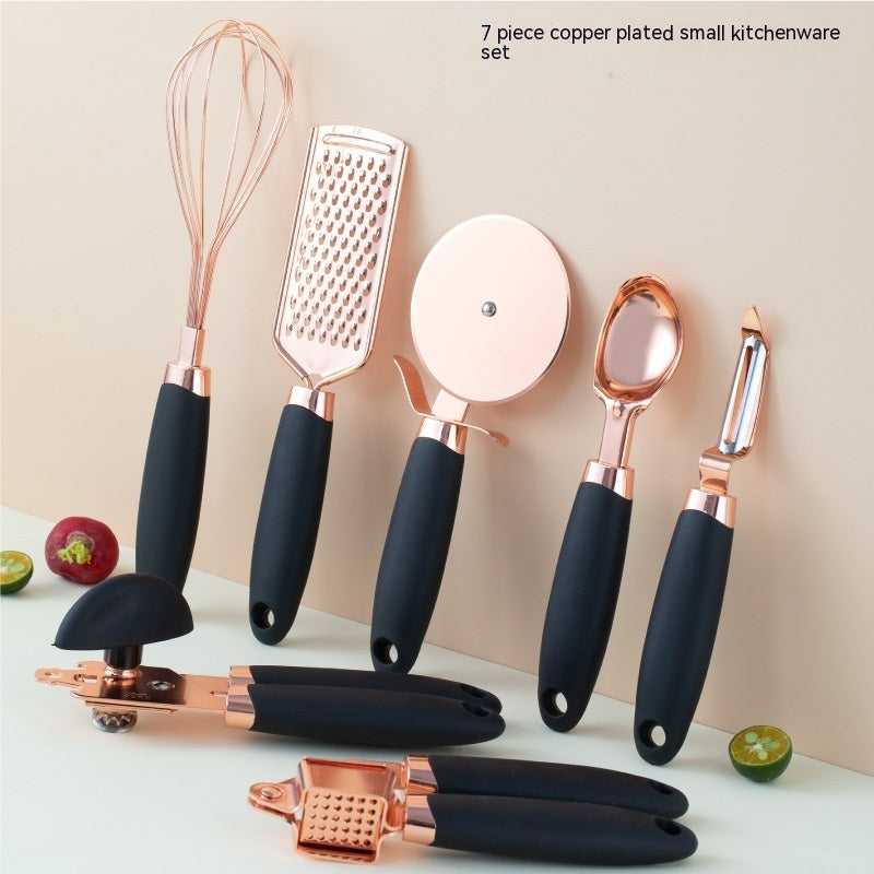 Kitchen Household Peeler Gadget Copper Plating Set kitchen gadgets set