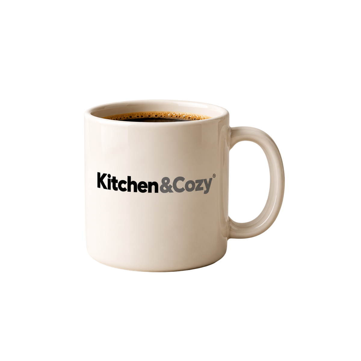 Kitchen&Cozy Ivory Coffee Mug – Classic Design