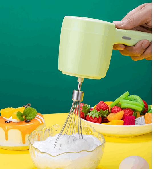Blender 2 In 1 Multifunctional Electric Hand Mixer USB Planetary Handheld Mixer With Bowl Food Processors Chopper Beater Frother