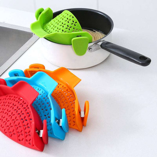 Kitchen Silicone Pot Side Drain Stopper - Kitchen & Cozy